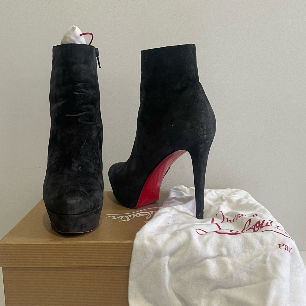 Christian Louboutin Bianca Booty 120 Veau Velours